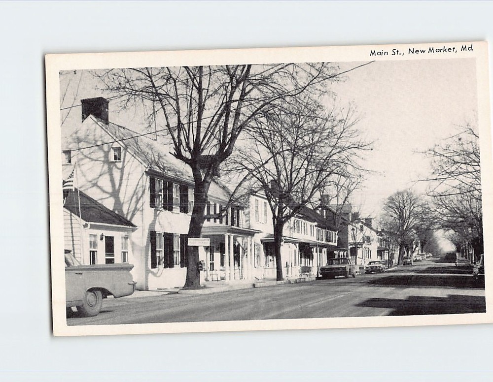 Postcard Main Street New Market Maryland USA