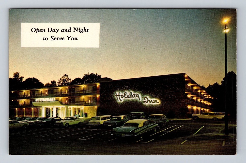 Alexandria VA-Virginia, Holiday Inn, Advertising, Antique Vintage Postcard