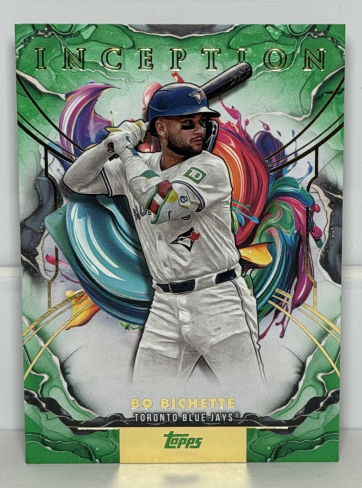 2025 Topps Inception Bo Bichette #93 Green Parallel ~ Toronto Blue Jays