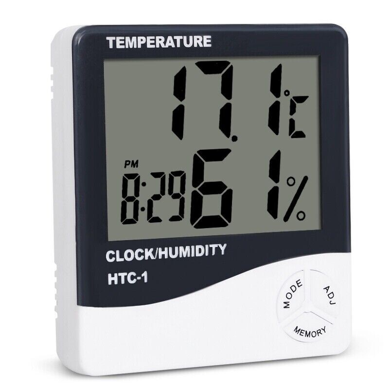 Digital Hygrometer Humidity Temperature Meter Indoor Thermometer LCD Display