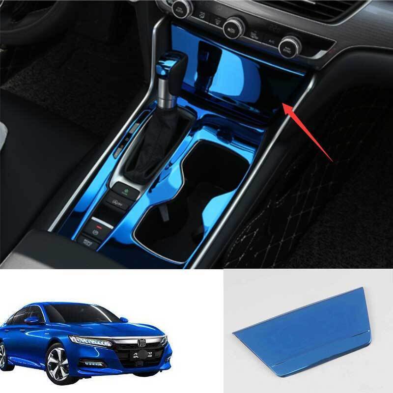 For Honda Accord 2018-2022 Blue Titanium Console Cigarette Lighter Panel Cover