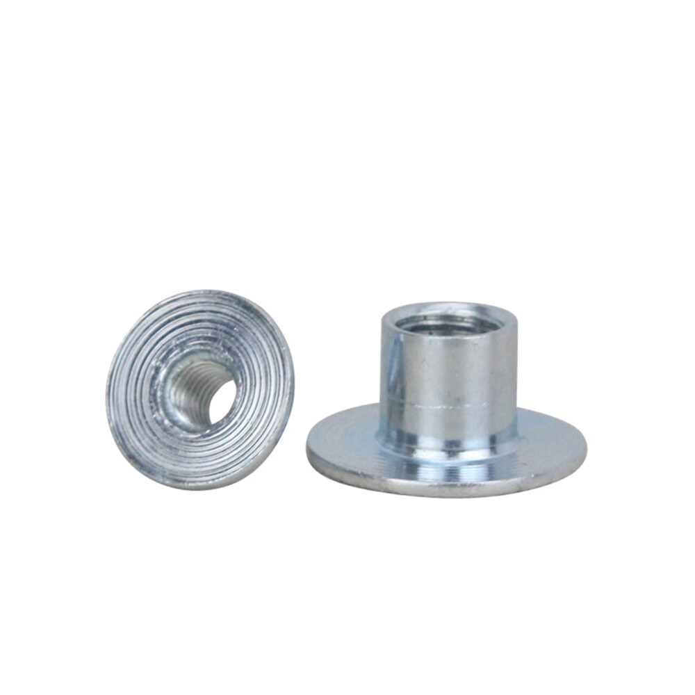 NJ STOCK  10pcs M8 x 10mm Cold Heading Steel Round Base Weld Nut Insert T Nut