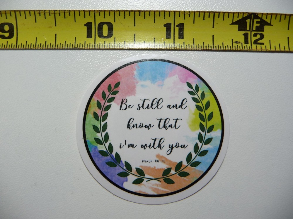 I AM WITH YOU SPRINGS CIRCLE DECAL STICKER CHURCH CHRISTIAN FAITH BELIEF