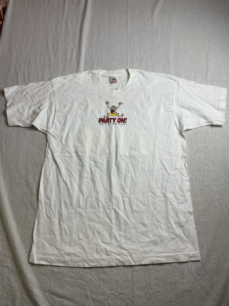 Vintage 90s Help I've Fallen Find My Beer White Mens XL Party Funny USA T-Shirt