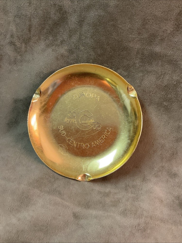 Europa line cruise ship liner sued central American anodized aluminum ashtray
