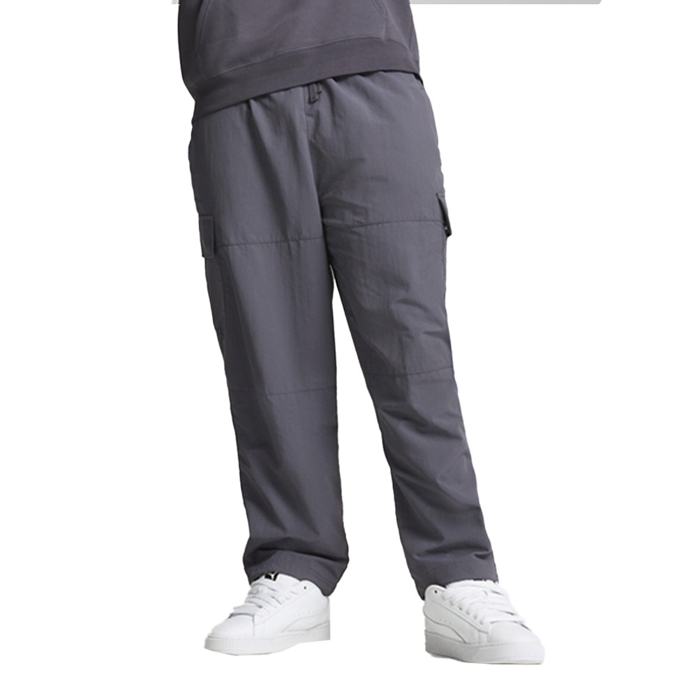 PUMA Mens Grey Cargo Pants Casual Athletic Bottoms 62426069