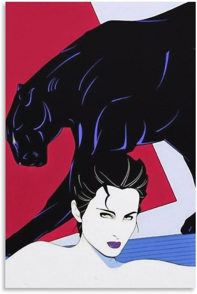 Patrick Nagel Poster 24x36 Unframed Retro Art Wall Decor