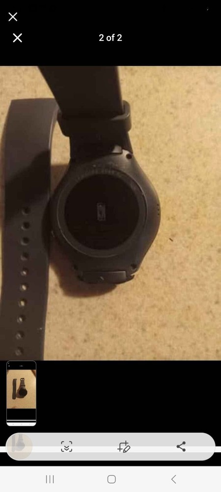Samsung Gear S2 Classic Smartwatch For Parts AS-IS Needs New Battery