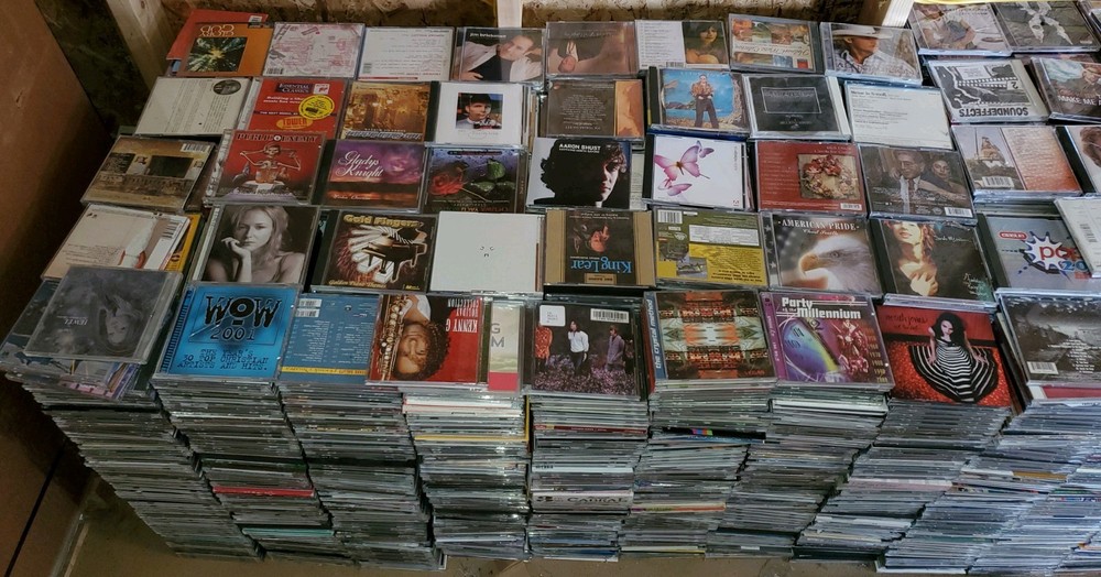 7000+ Cds Music Bulk Wholesale Lot