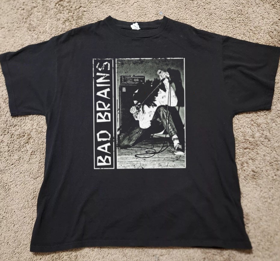 Bad Brains classic style cotton black short sleeve t-shirt QT6586