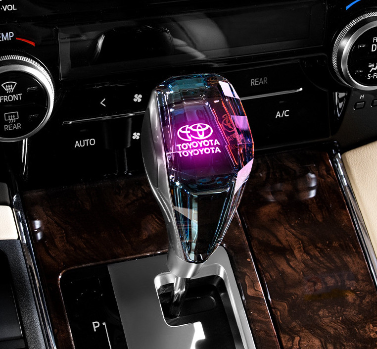 Car Crystal Handle Gear Shift Knob with LED For Toyota Universal Accessories