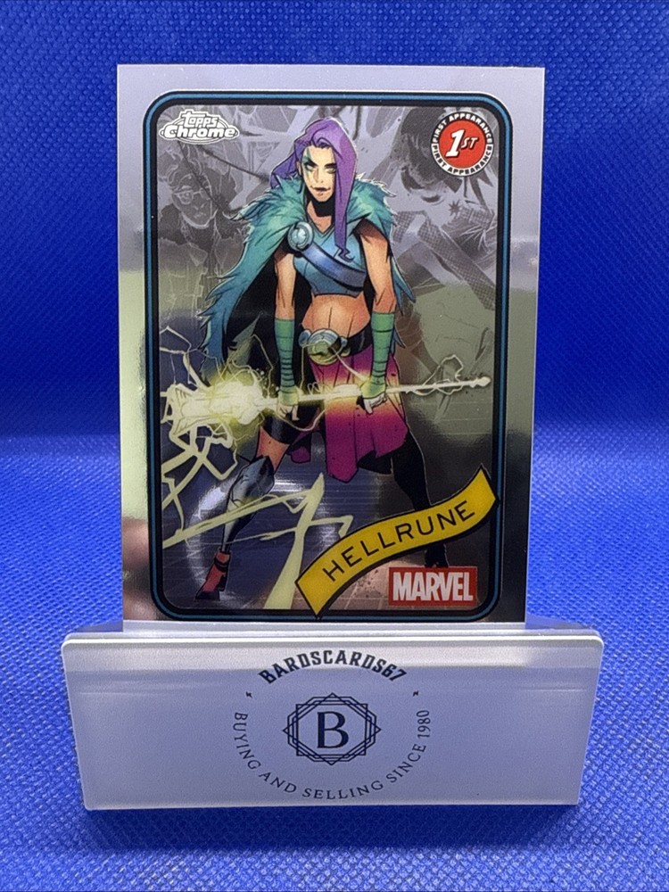 Hellrune 2025 Topps Chrome Marvel Hellrune 1st Appearance Card-#199