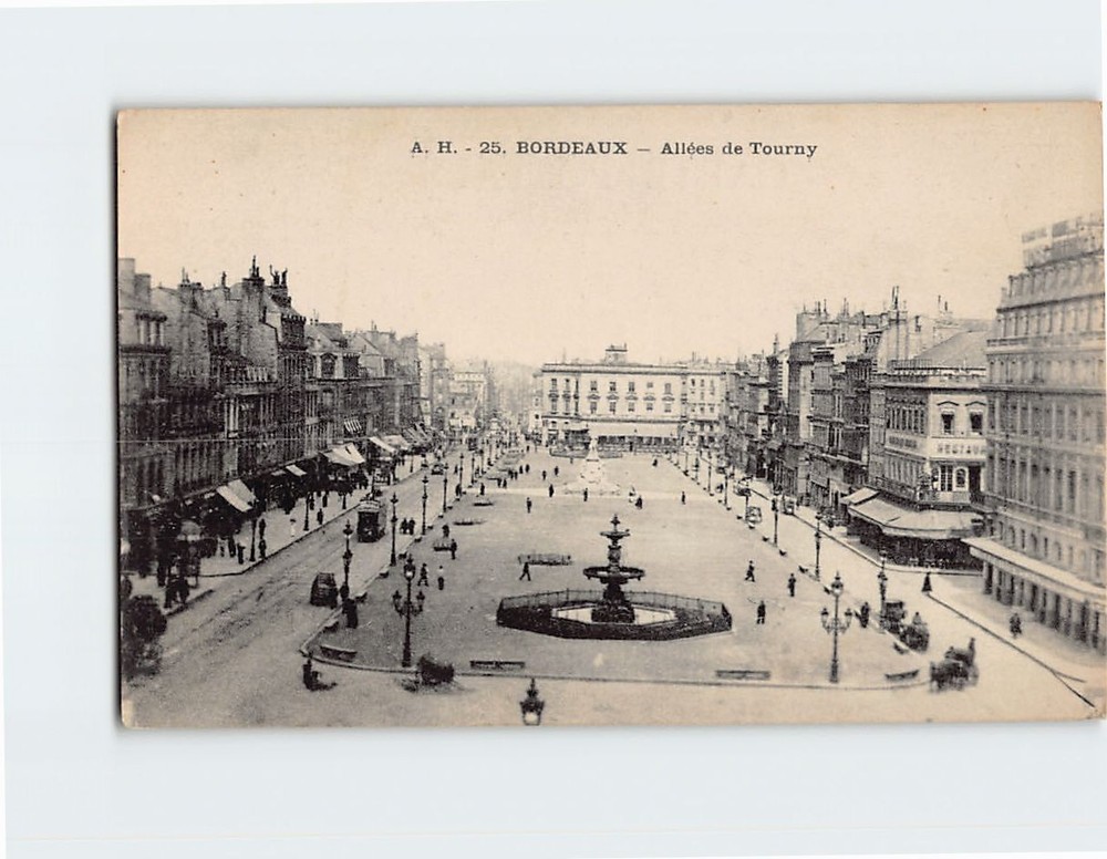 Postcard Les Allées de Tourny Bordeaux France