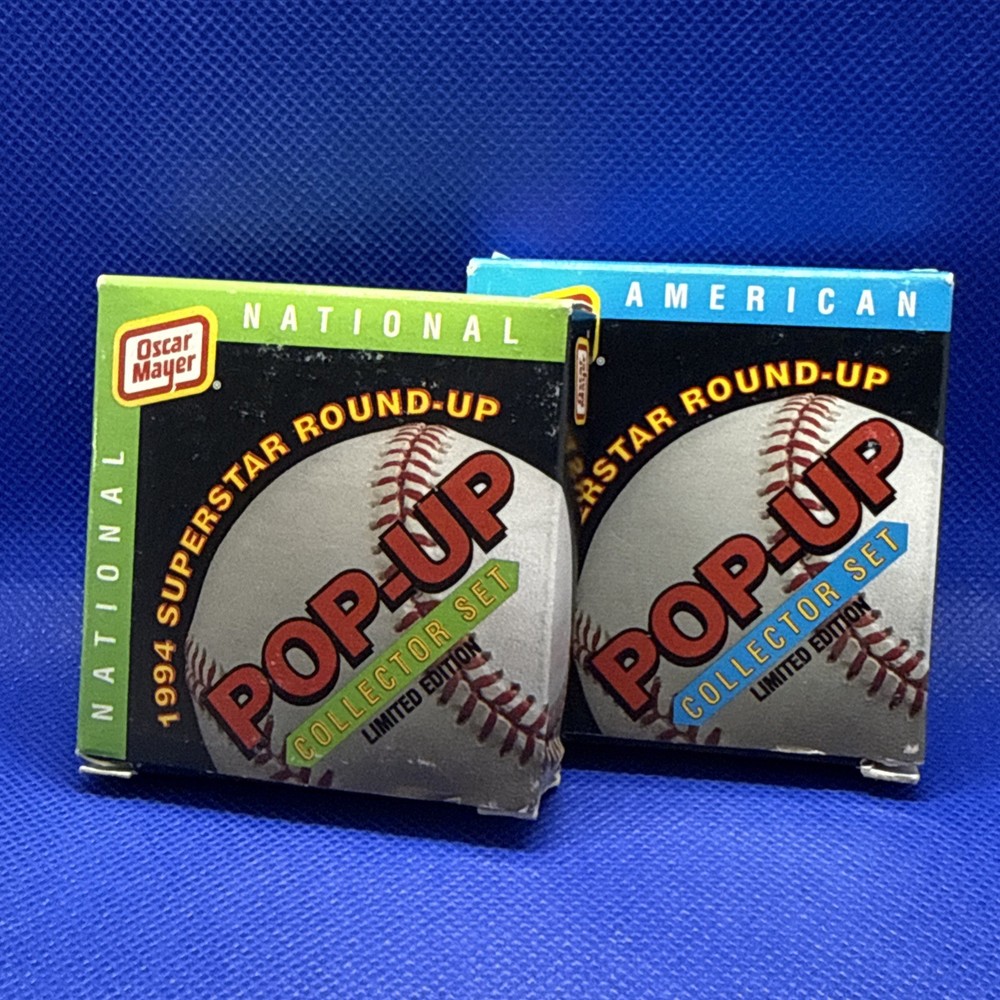 1994 Oscar Mayer Superstar Round-Ups Baseball Set American & National league
