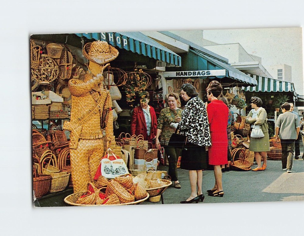 Postcard Greetings From World Famous Farmers Market Los Angeles California USA