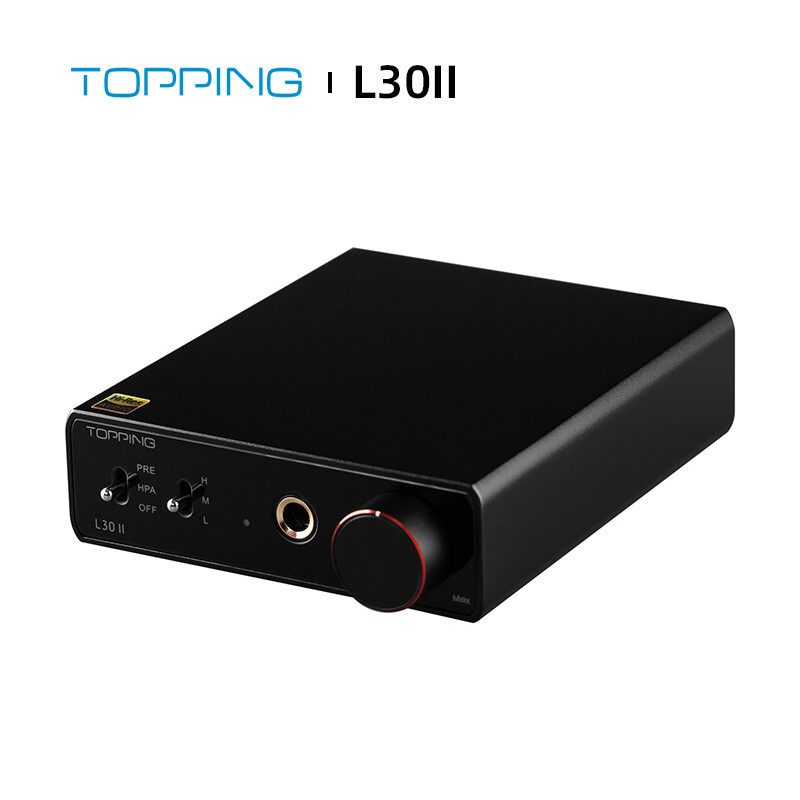 1PC TOPPING L30 II NFCA Headphone Amplifier 3500mW×2 560mW×2 Hi-Res Audio PreAmp