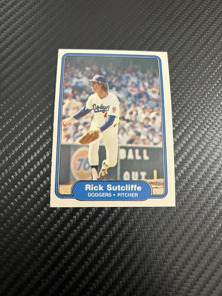 1982 Fleer #25 Rick Sutcliffe Los Angeles Dodgers