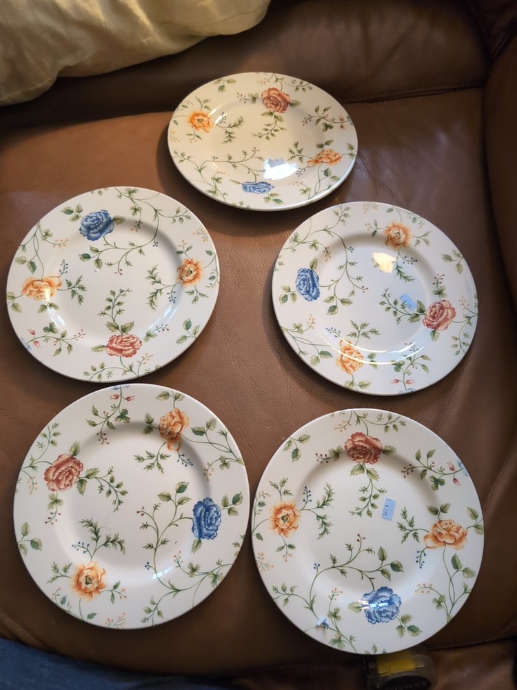 Queen's Royal Chintz Made In England Salad/ Dessert Plates Set Of 5