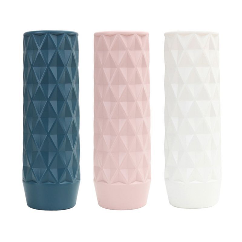 Vase Imitation Ceramic Flower Pot Plants Arrangement Container