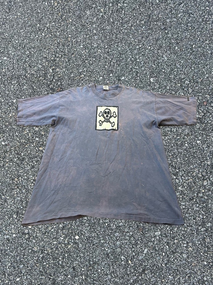 Vintage Billabong Skull T Shirt XL Faded 90s Grail Rare