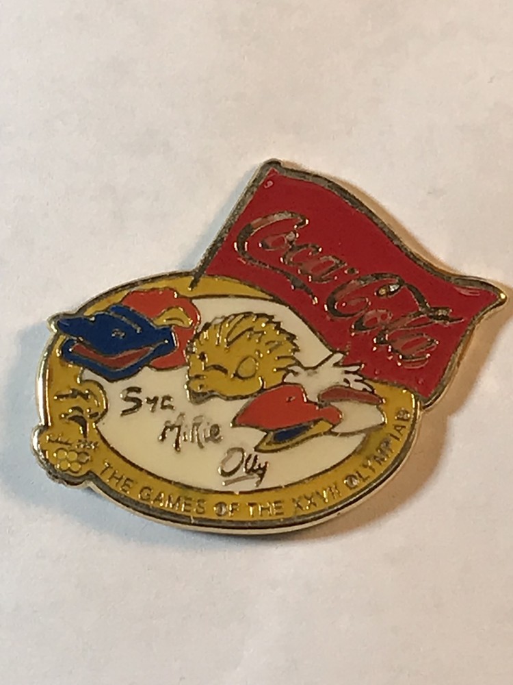 Olympic Collectible Coca-Cola Bottle Pin
