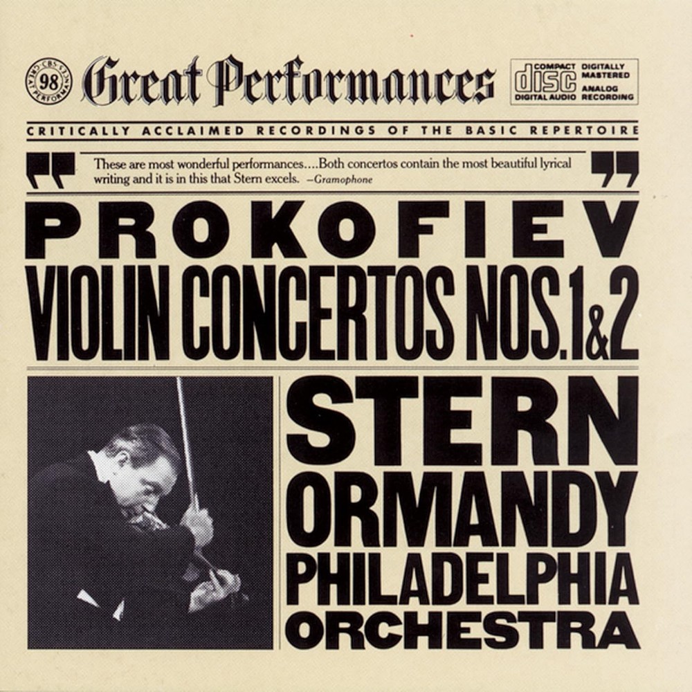 Stern; Ormandy [Conductor]; Prokof, Violin Concerti 1 & 2, audioCD