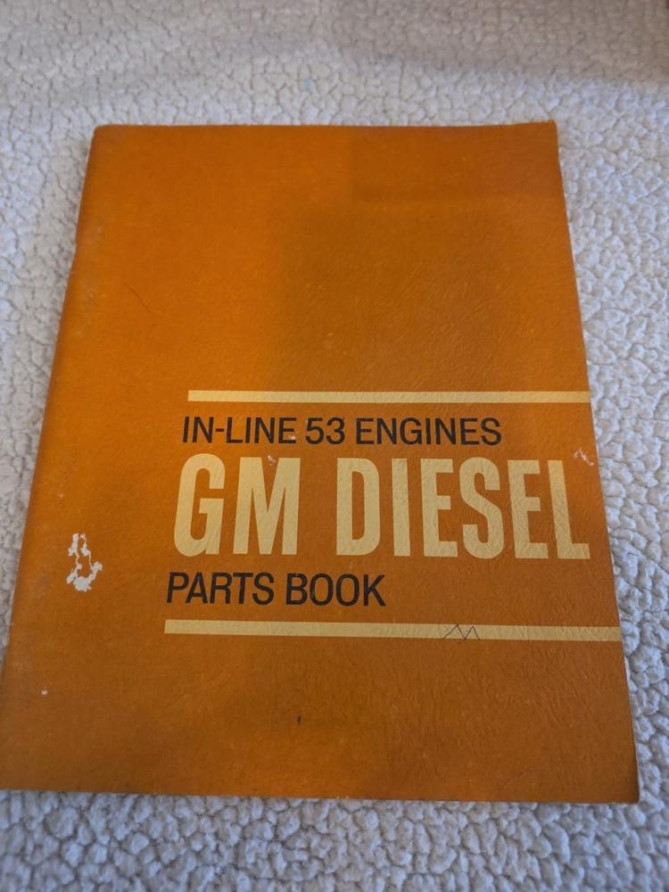 In-Line 53 Engines Gm Diesel Parts Book Detroit Diesel Engine Division