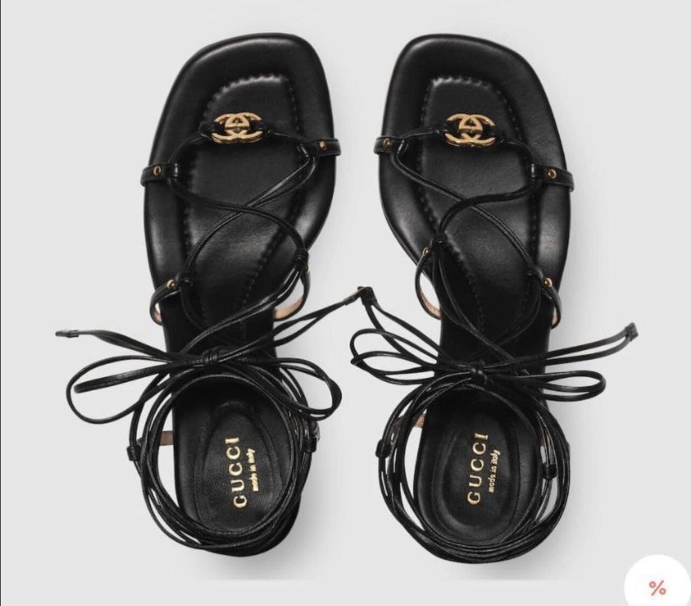 Gucci Heel Size 6.5. New 100% (included Box & Dust Bag)