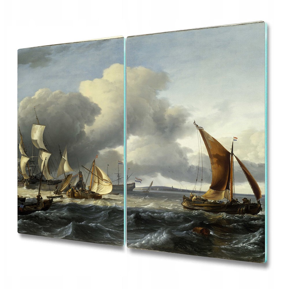 Glass Kitchen Chopping Board The Merchant Shipping design vintage 2x30x52