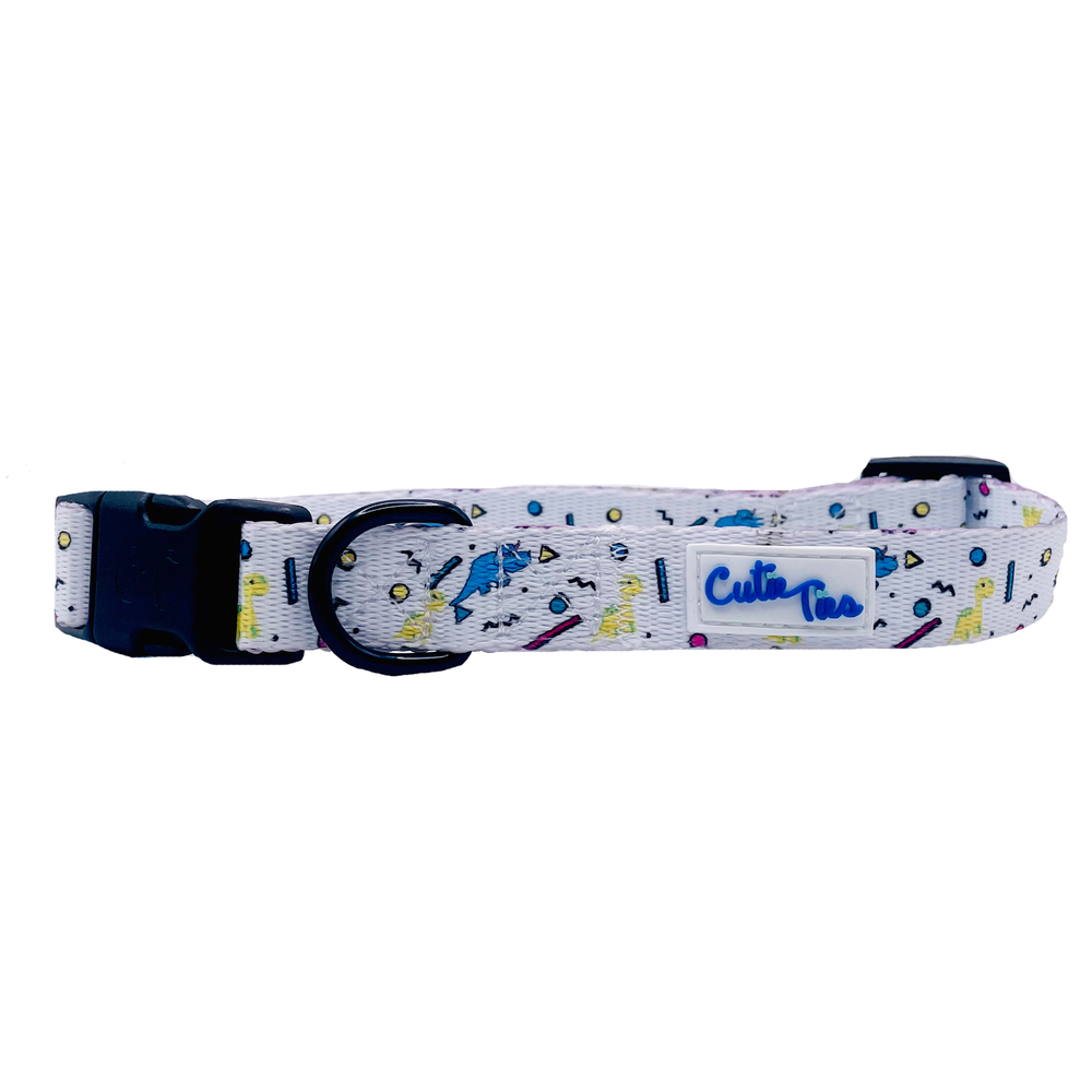 Colorful Cutie Ties Patterned Dog Collar for Pets