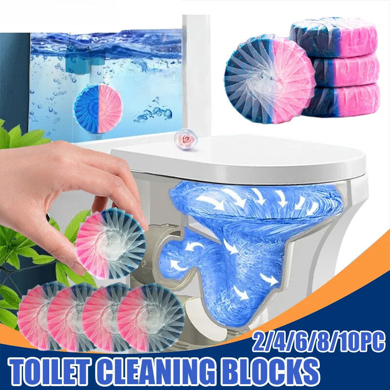 Eco-Friendly Toilet Bowl Cleaner Tablets for Stain Removal and Odor Control