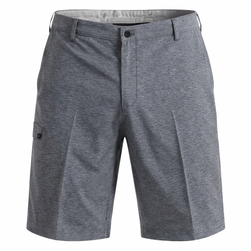 Gray Performance Golf Men's Shorts Stretch Flat Front  40 Lightweight Casual