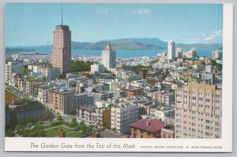Hotel & Resort~San Francisco California~Hotel Mark Hopkins~Vintage Postcard