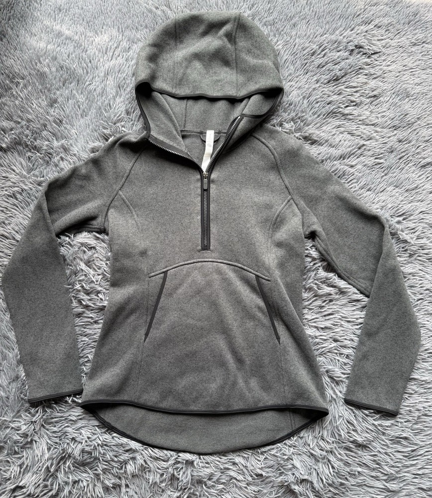 Lululemon Size 8 Half Zip Hoodie Scuba Fleece