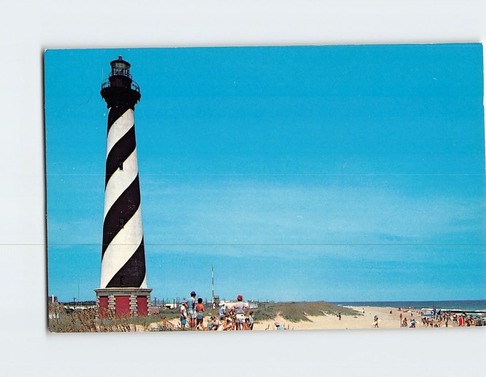 Postcard Cape Hatteras Lighthouse Buxton North Carolina