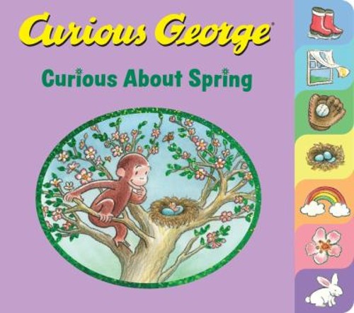 Curious George Curious about Spring Tabbed Board Book Board BooksFree US Delivery | ISBN:0358086914