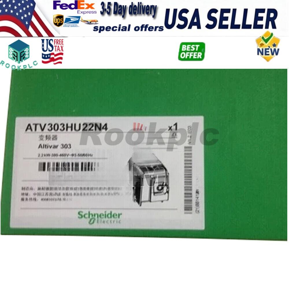 NEW Schneider VFD Inverter ATV303HU22N4 2.2KW 3ph 380V 1PC IN BOX