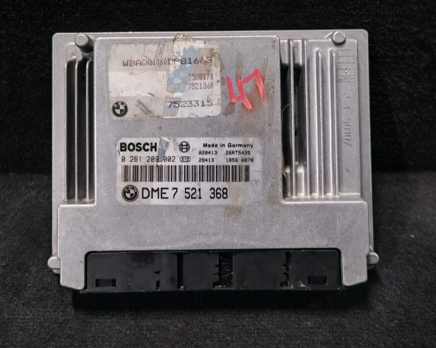 BMW 745Li 745i SEDAN ENGINE CONTROL MODULE UNIT ECM ECUMODULE ONLY -7521368