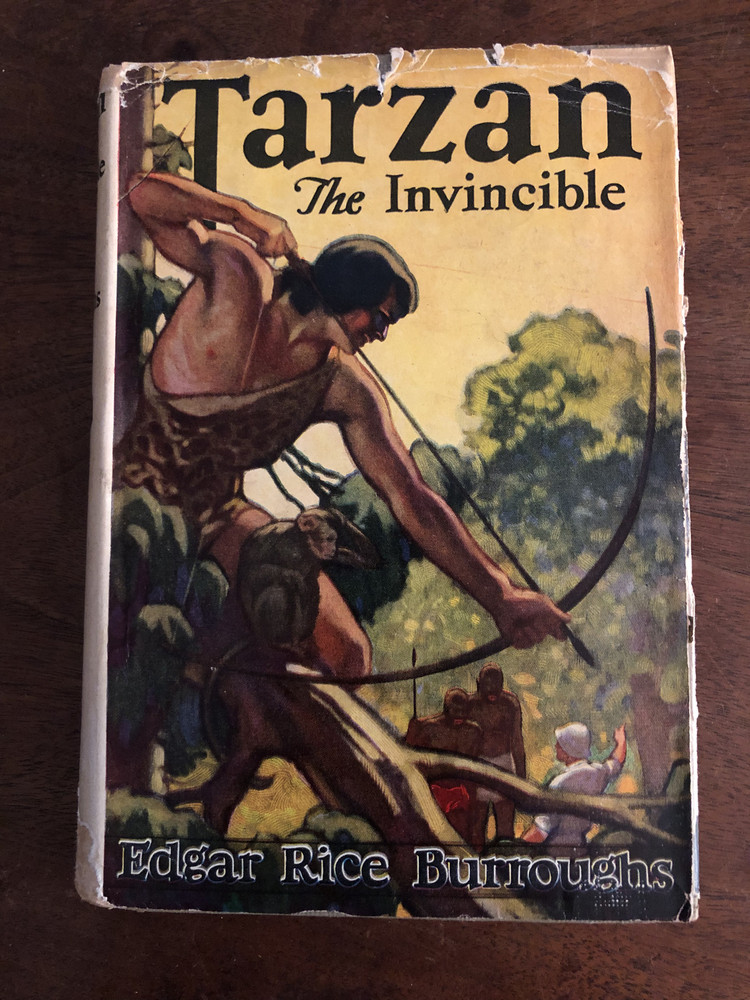 Tarzan The Invincible by Edgar Rice Burroughs, The Bodley Head 1942, HB with DJ