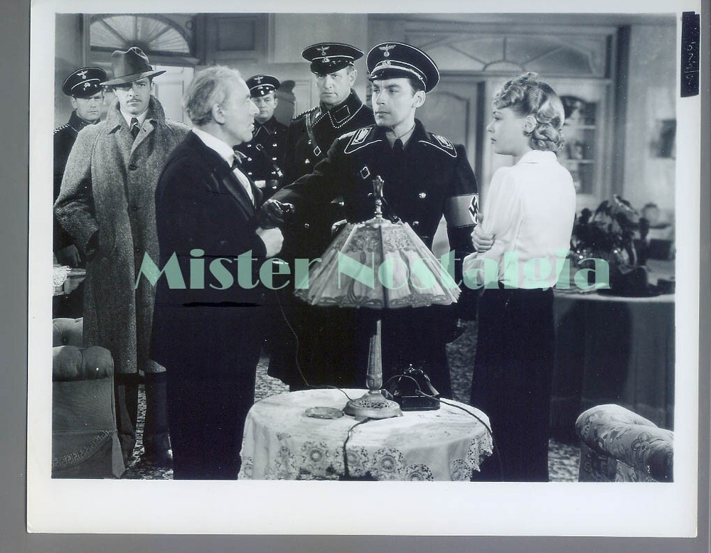 Vintage Photo 1942 Martin Kosleck Mona Maris in Berlin Correspondent WWII