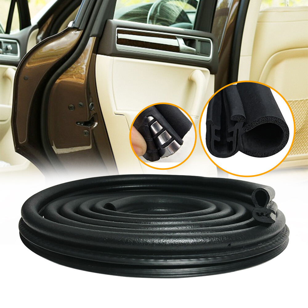 Rubber Seal Protector U Shape Bulb Weather Stripping Edge Waterproof EPDM 10 ft