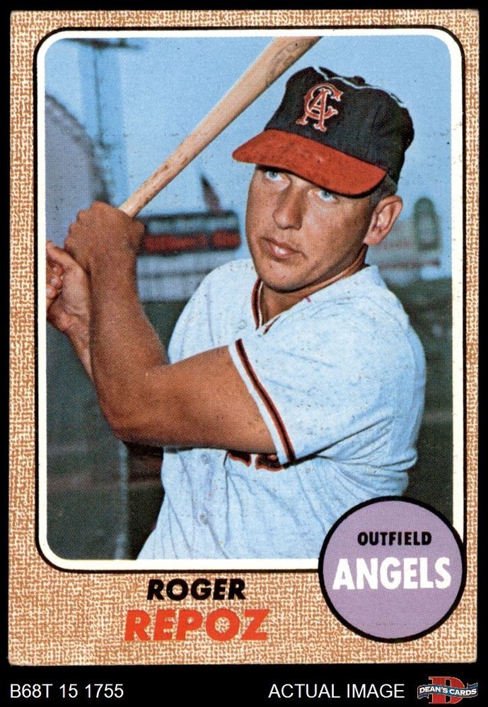 1968 Topps #587 Roger Repoz Angels 4 - VG/EX