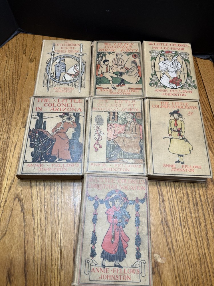 1910-1920 The Little Colonel 7 Volume Series Books by Annie Fellows Johnston