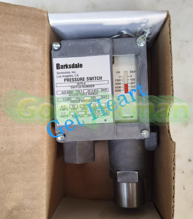 NEW BarKsdale 9675-4 Pressure switch 96754 FedEx or DHL or UPS