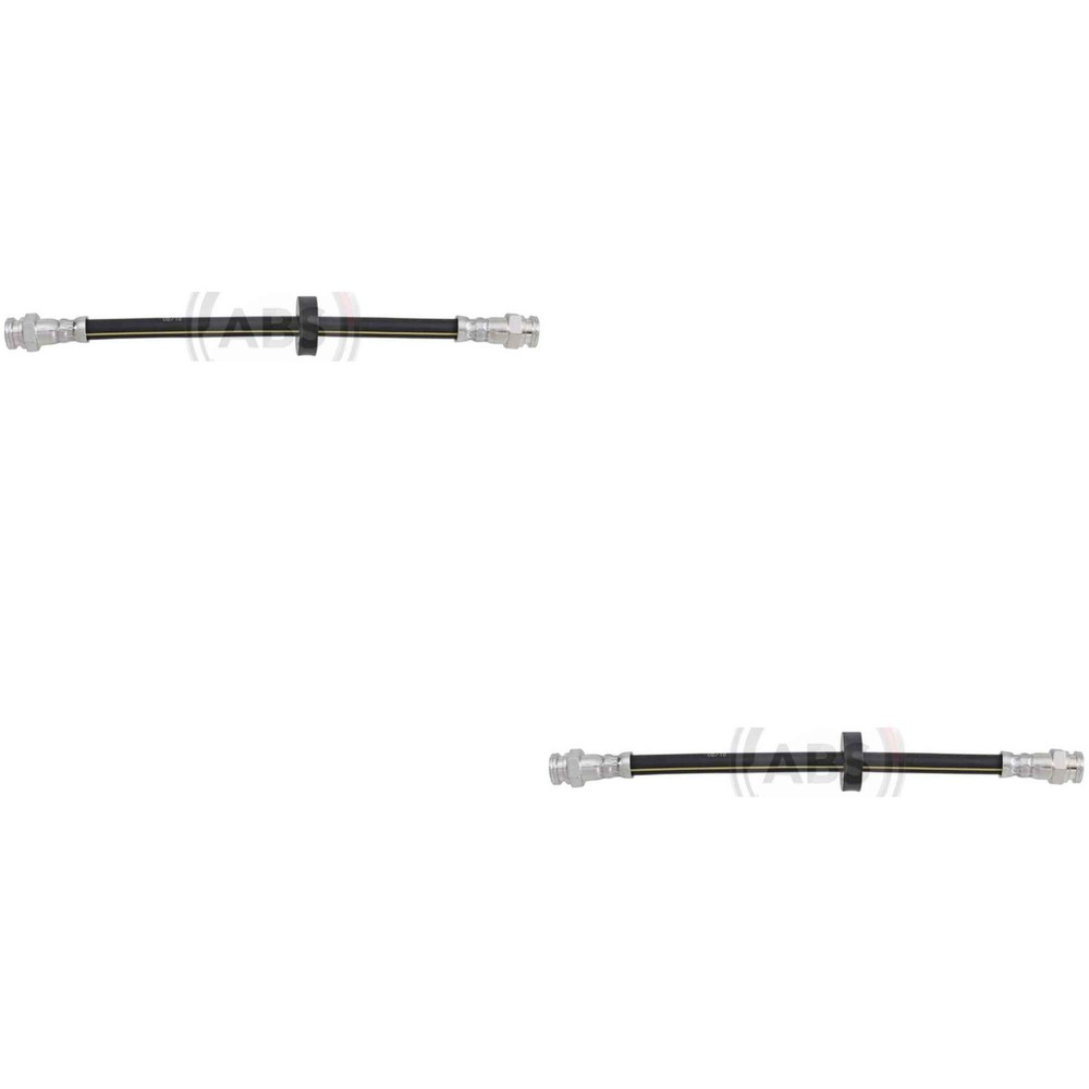 2x A.B.S. Brake Hose Rear Left Right Outer for Fiat Palio Weekend 178DX