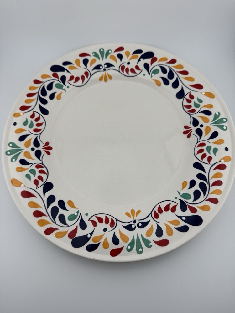 Vibrant Colorful Mason Craft & More Talavera Dinner Plate 11.25 Inches