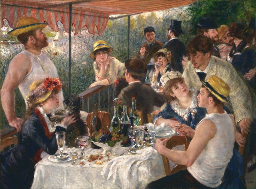 Luncheon of the Boating Party Pierre-Auguste Renoir 1881 Poster Print