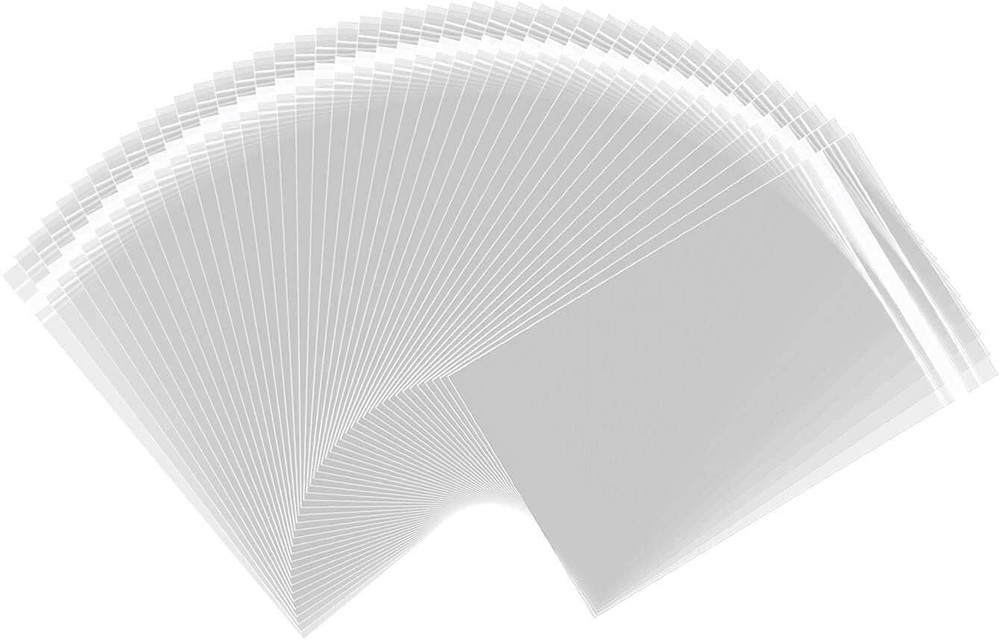 Acid-Free Crystal Clear Sleeve Storage Re-Seal Strip Top Bags Photo Framing Mats-image