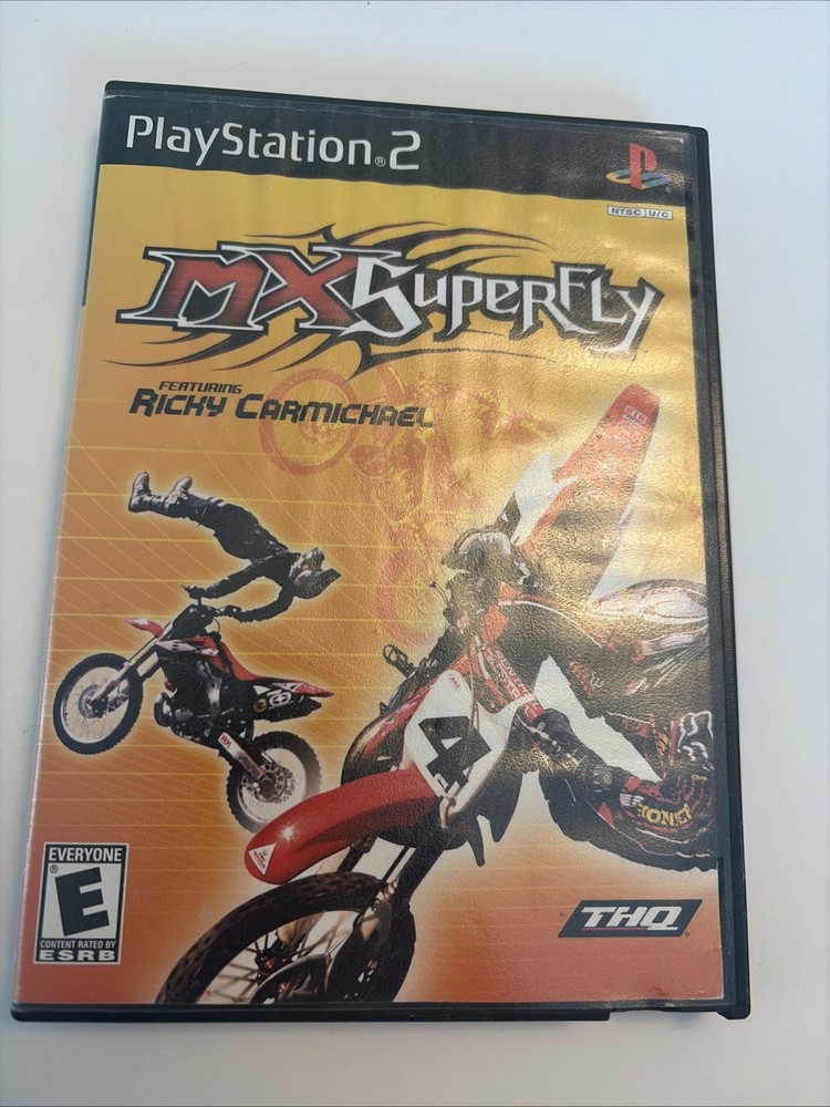 MX Superfly Featuring Ricky Carmichael (Sony PlayStation 2, 2002) CIB W/manual