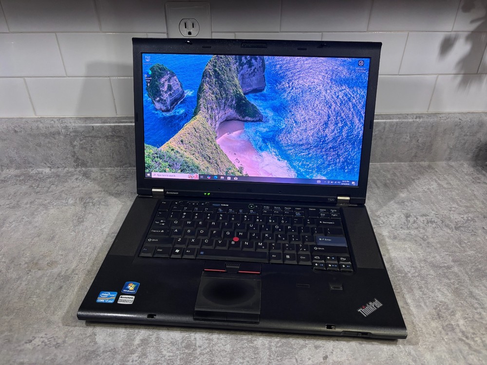 Lenovo ThinkPad T520 i7-2760QM 16GB 500GB NVS 4200M Win 10 No Charger